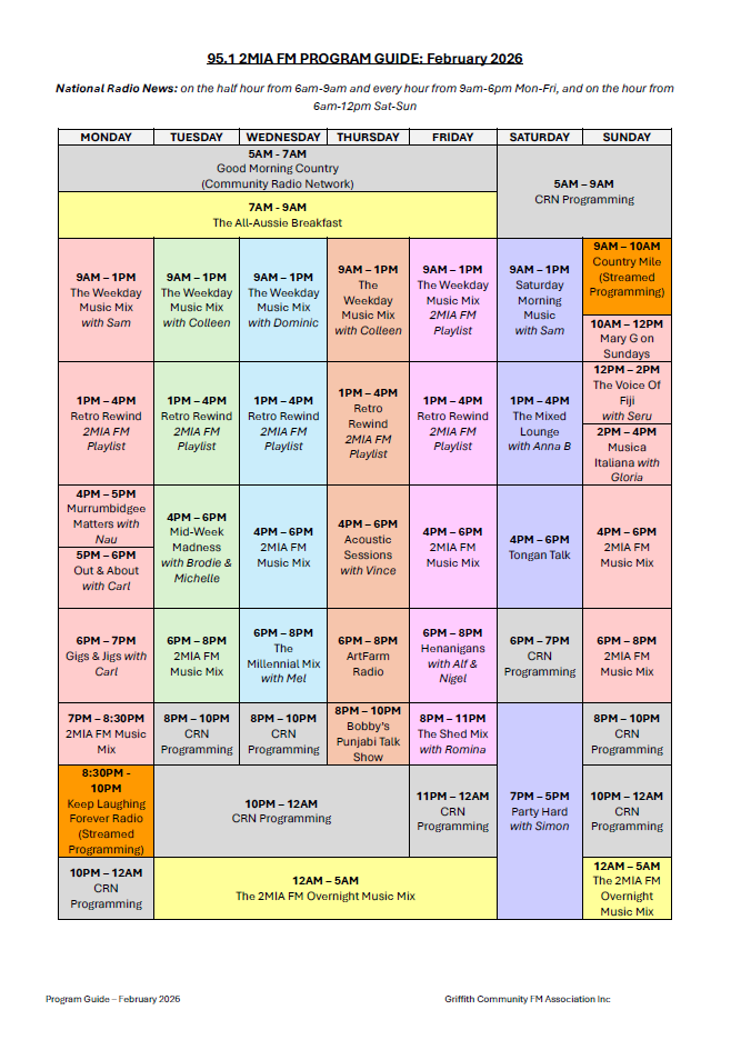 Program Guide -
